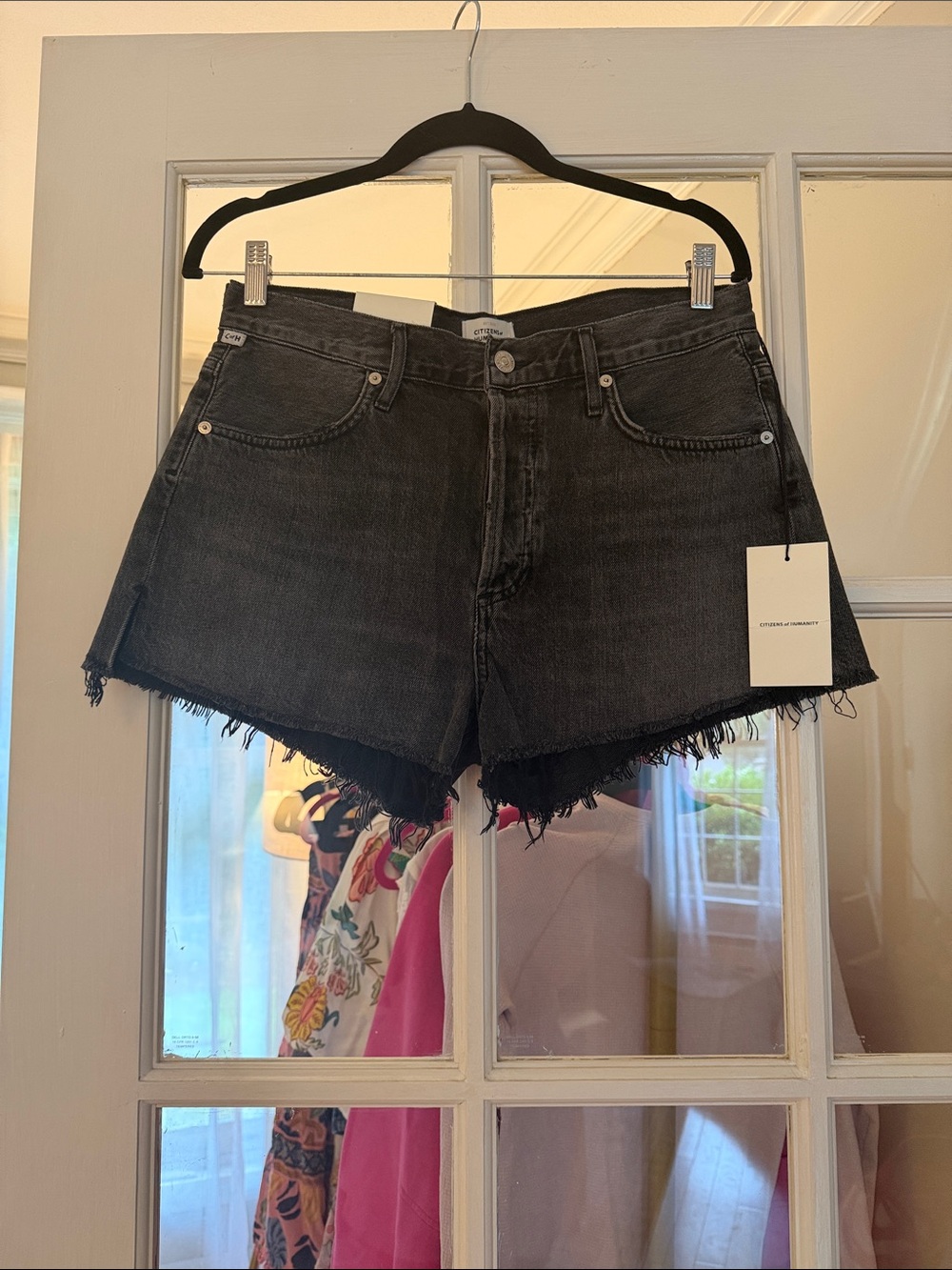 Black Citizens of Humanity Jean Shorts
Size: 27
•NEW WITH TAGS•